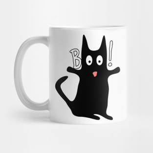 Black Cat Halloween Design Mug